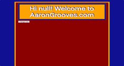 Desktop Screenshot of aarongrooves.com